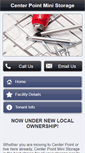 Mobile Screenshot of centerpointministorage.com